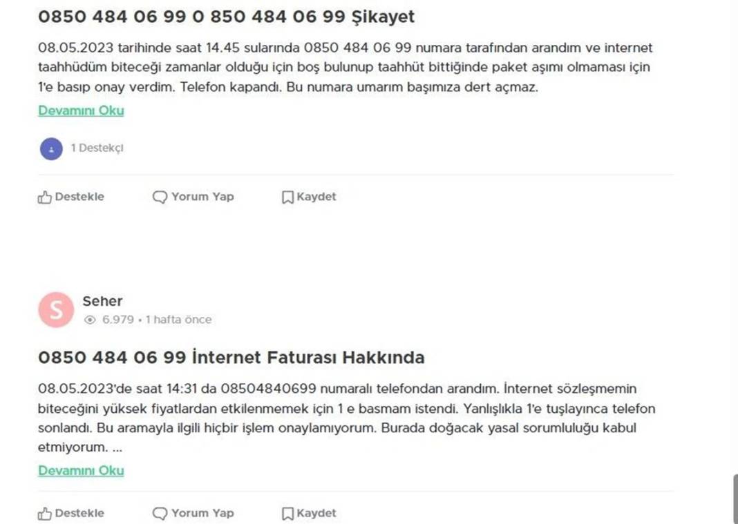 Bu numaralara dikkat: Dolandırılabilirsiniz! Spam yapan 0850 no'lu numaralar yayınlandı, hemen engelleyin 23